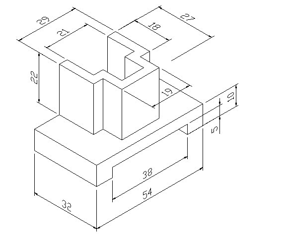 4-2 cad轴测图画法机械零件实例讲解1 作业安排