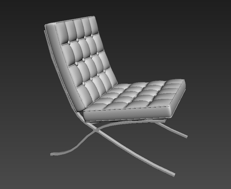 第43节:3dmax2018 一把带软包结构椅子建模 作业安排